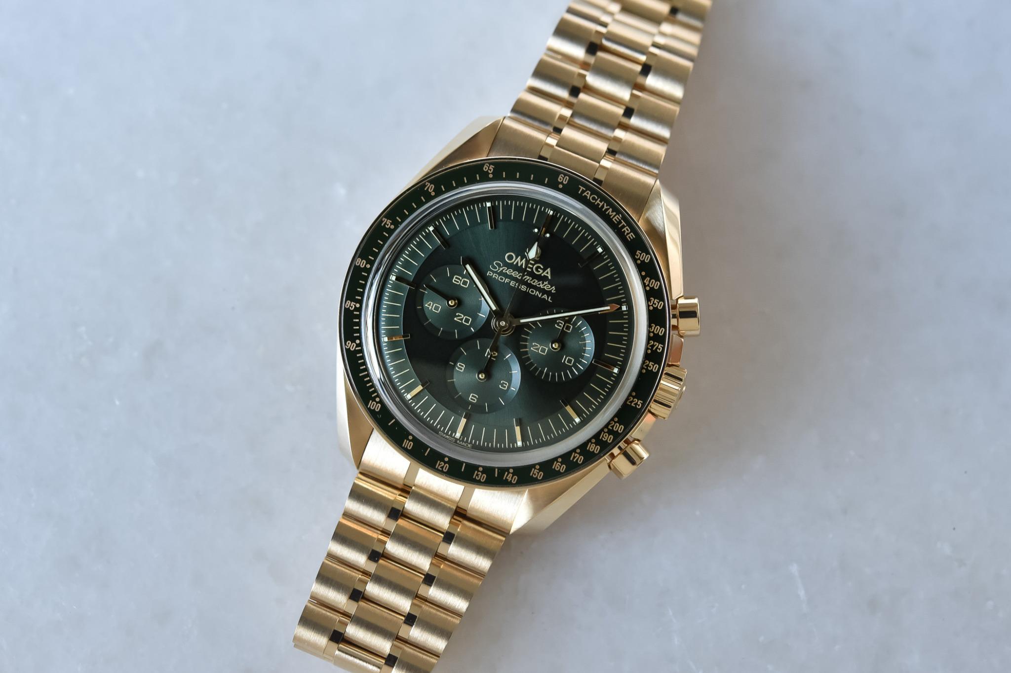 Omega Speedmaster Moonwatch Professional Moonshine Gold Replica Horloges